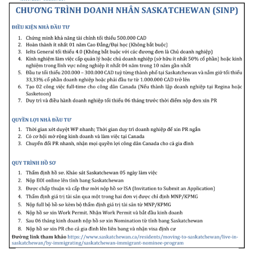 Doanh nhân Saskatchewan Doanh nhân Saskatchewan