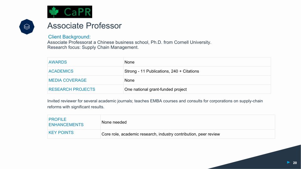 Hồ sơ Định cư Mỹ EB-1A: Phó giáo sư đại học