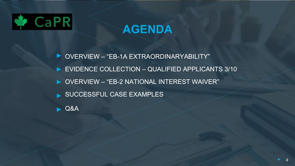 Tổng quan nội dung Định cư Mỹ EB-1A và EB-2 NIW