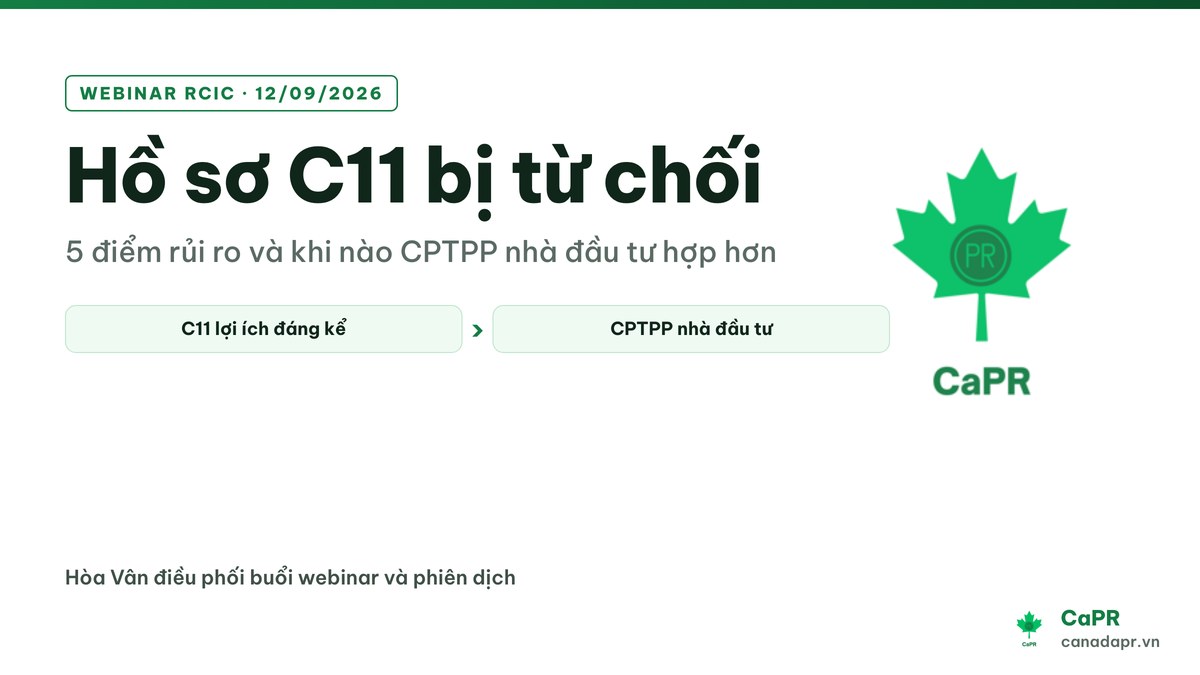 hồ sơ C11 bị từ chối
