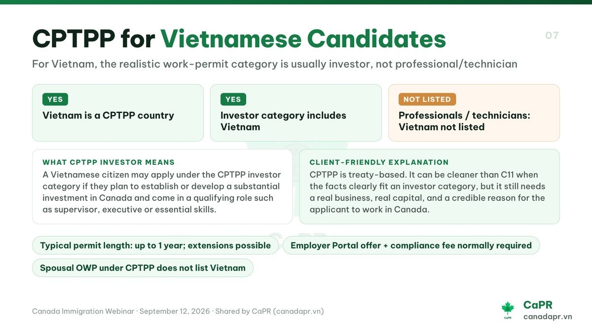 CPTPP for Vietnamese Candidates