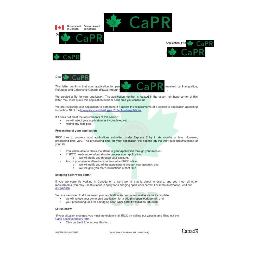 Thư IRCC nhắc quyền xin bridging open work permit cho người đang làm việc tại Canada sắp hết hạn giấy phép khi định cư Canada