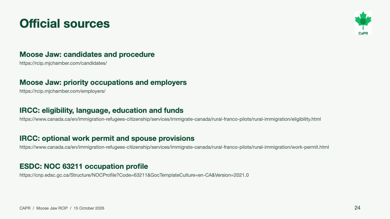 Slide 24 - Nguồn chính thức